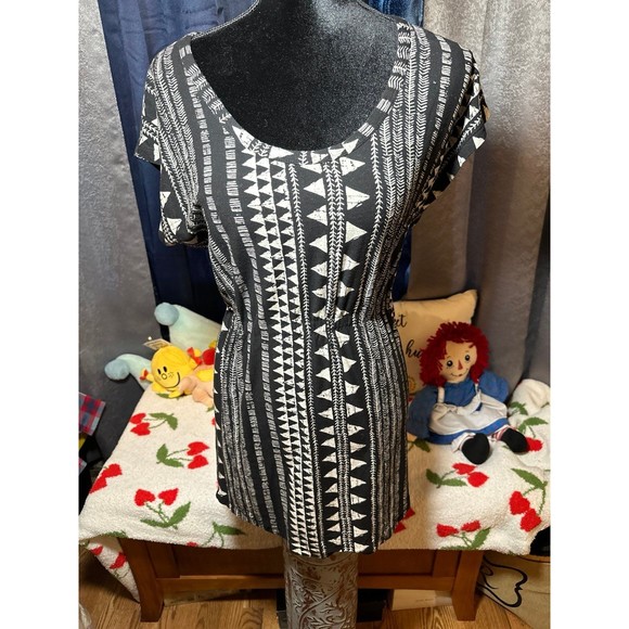 Vintage Billabong Tribal Print Mini Dress - Picture 1 of 4